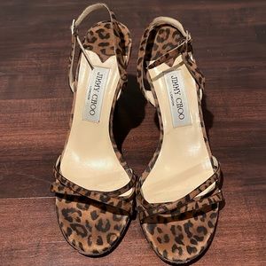 Jimmy Choo leopard heels